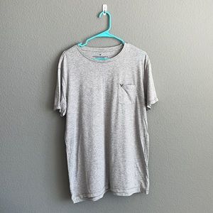 American Eagle, Large size T-shirt, light gray